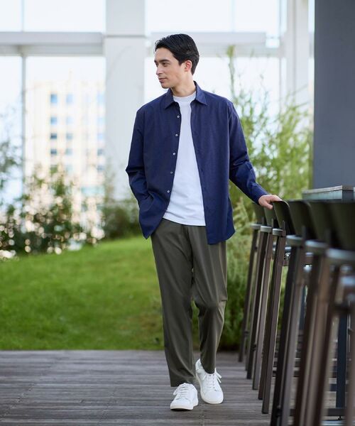 TAKEO KIKUCHI / タケオキクチ パンツ | サイドゴアウエスト スリム スラックス | 詳細30