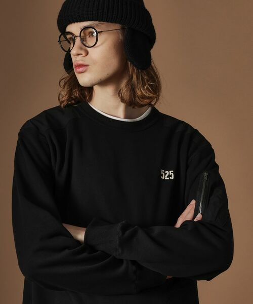 TAKEO KIKUCHI / タケオキクチ スウェット | 【Sサイズ~】525ミリタリートレーナー | 詳細10