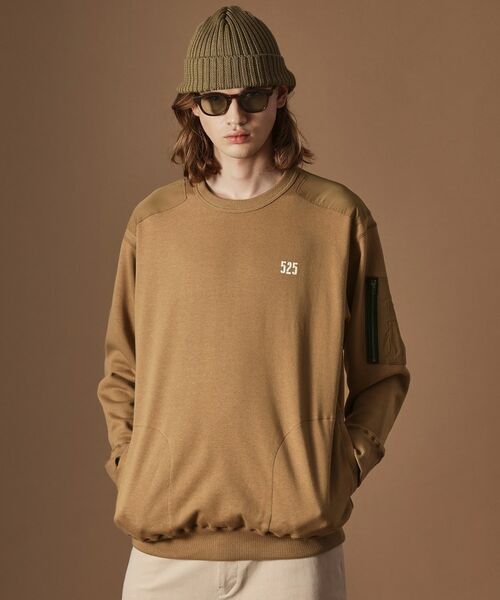 TAKEO KIKUCHI / タケオキクチ スウェット | 【Sサイズ~】525ミリタリートレーナー | 詳細14