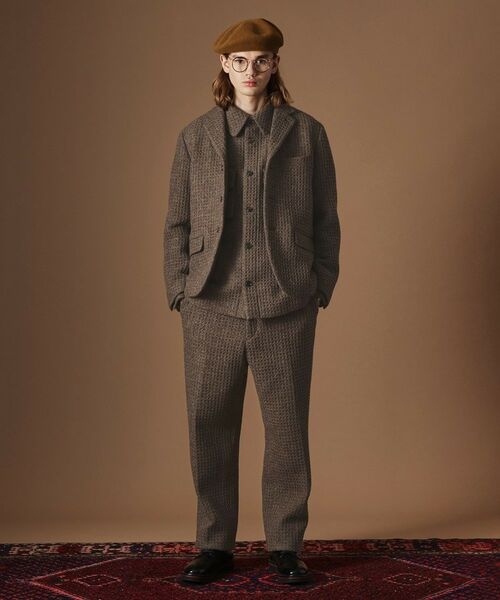 TAKEO KIKUCHI / タケオキクチ テーラードジャケット | 【Sサイズ～】ウール混ワッフルジャケット | 詳細14