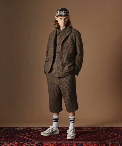 TAKEO KIKUCHI / タケオキクチ テーラードジャケット | 【Sサイズ～】ウール混ワッフルジャケット | 詳細17