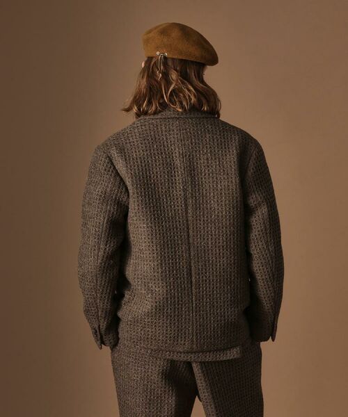 TAKEO KIKUCHI / タケオキクチ テーラードジャケット | 【Sサイズ～】ウール混ワッフルジャケット | 詳細21