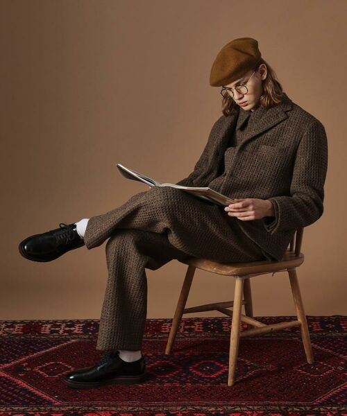 TAKEO KIKUCHI / タケオキクチ テーラードジャケット | 【Sサイズ～】ウール混ワッフルジャケット | 詳細23