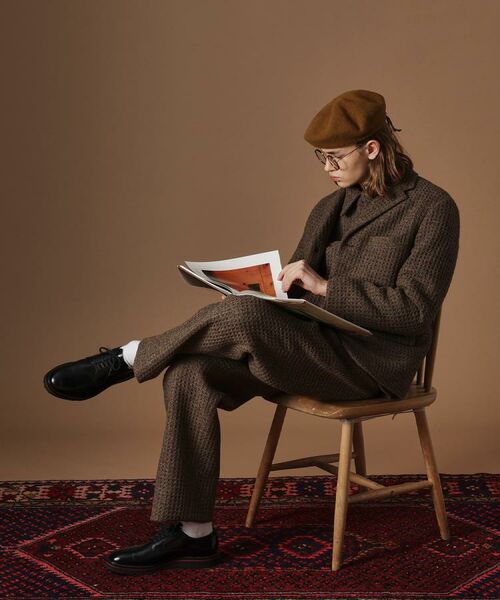 TAKEO KIKUCHI / タケオキクチ テーラードジャケット | 【Sサイズ～】ウール混ワッフルジャケット | 詳細24