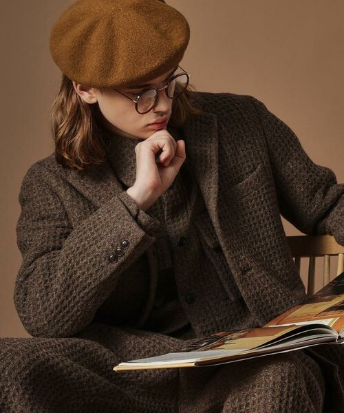 TAKEO KIKUCHI / タケオキクチ テーラードジャケット | 【Sサイズ～】ウール混ワッフルジャケット | 詳細27