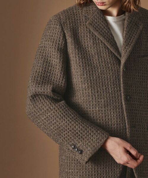 TAKEO KIKUCHI / タケオキクチ テーラードジャケット | 【Sサイズ～】ウール混ワッフルジャケット | 詳細6