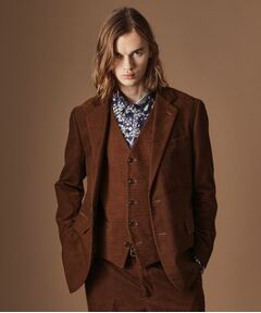 TAKEO KIKUCHI / タケオキクチ テーラードジャケット | 【Sサイズ～】ドビーキャラメルコールジャケット