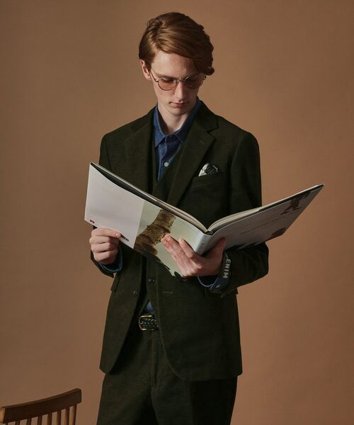 TAKEO KIKUCHI/タケオキクチ 【Sサイズ～】ドビーキャラメルコールジャケット カーキ(028) 03(L)