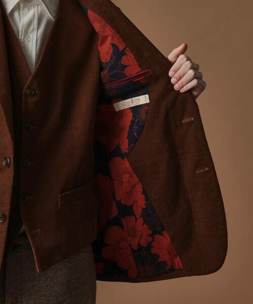 TAKEO KIKUCHI / タケオキクチ テーラードジャケット | 【Sサイズ～】ドビーキャラメルコールジャケット | 詳細10