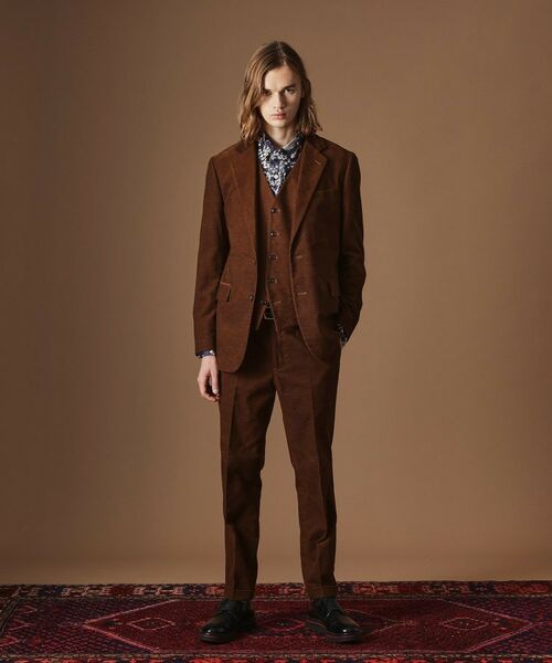 TAKEO KIKUCHI / タケオキクチ テーラードジャケット | 【Sサイズ～】ドビーキャラメルコールジャケット | 詳細13