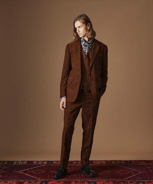 TAKEO KIKUCHI / タケオキクチ テーラードジャケット | 【Sサイズ～】ドビーキャラメルコールジャケット | 詳細15