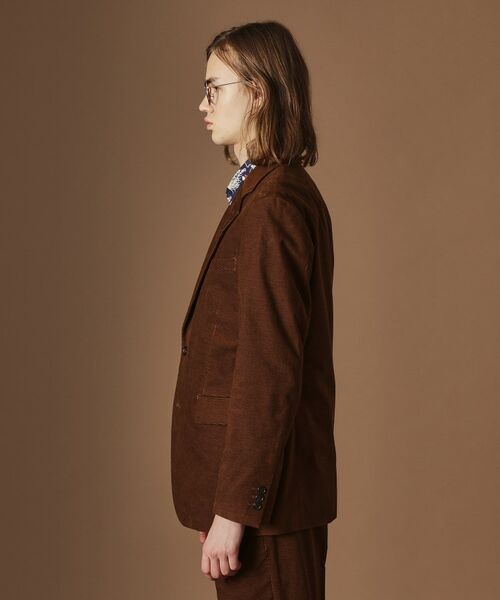 TAKEO KIKUCHI / タケオキクチ テーラードジャケット | 【Sサイズ～】ドビーキャラメルコールジャケット | 詳細2