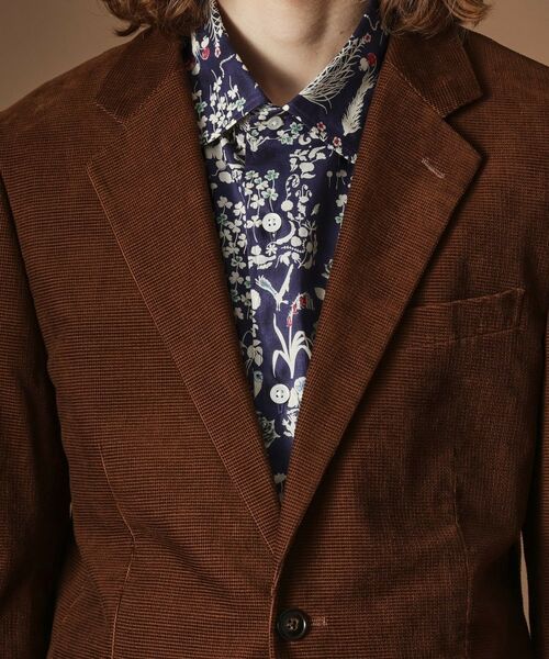 TAKEO KIKUCHI / タケオキクチ テーラードジャケット | 【Sサイズ～】ドビーキャラメルコールジャケット | 詳細4