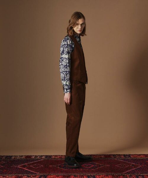 TAKEO KIKUCHI / タケオキクチ ベスト | 【Sサイズ～】ドビーキャラメルコールベスト | 詳細13