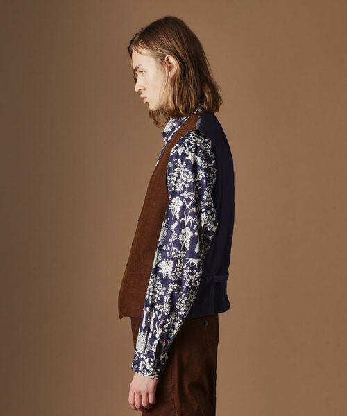 TAKEO KIKUCHI / タケオキクチ ベスト | 【Sサイズ～】ドビーキャラメルコールベスト | 詳細2