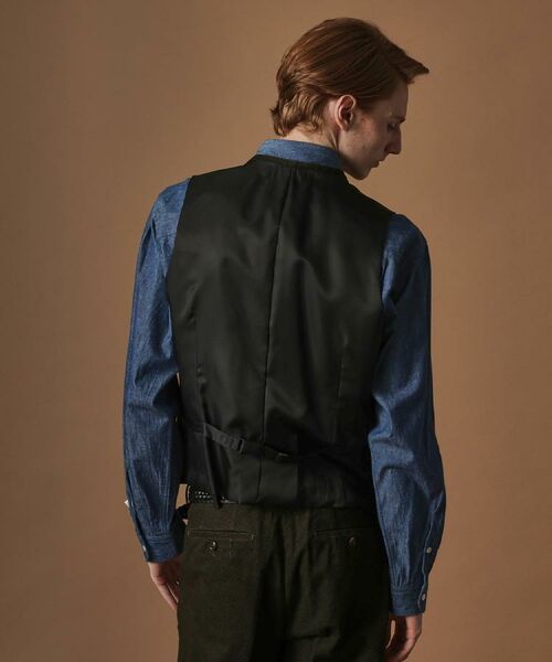 TAKEO KIKUCHI / タケオキクチ ベスト | 【Sサイズ～】ドビーキャラメルコールベスト | 詳細26