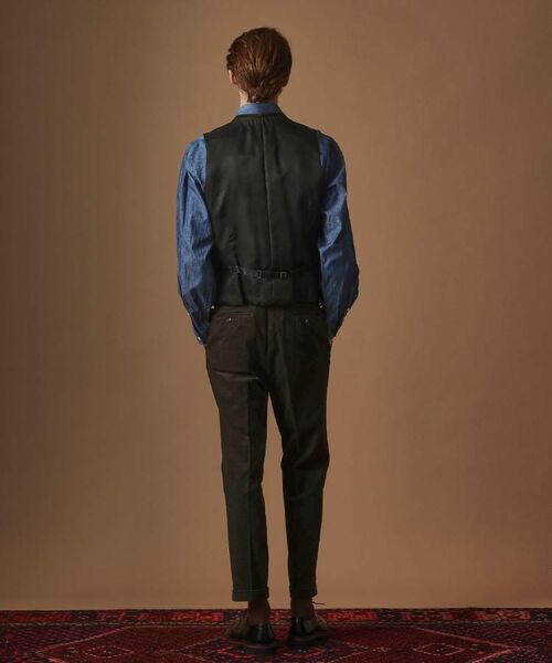 TAKEO KIKUCHI / タケオキクチ ベスト | 【Sサイズ～】ドビーキャラメルコールベスト | 詳細28