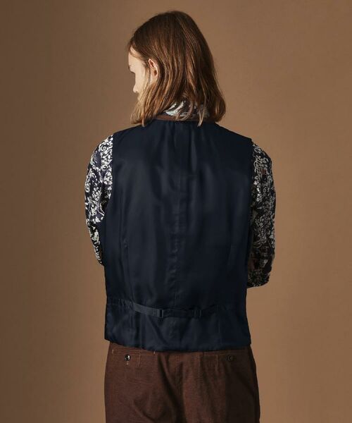 TAKEO KIKUCHI / タケオキクチ ベスト | 【Sサイズ～】ドビーキャラメルコールベスト | 詳細3