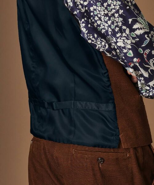 TAKEO KIKUCHI / タケオキクチ ベスト | 【Sサイズ～】ドビーキャラメルコールベスト | 詳細8