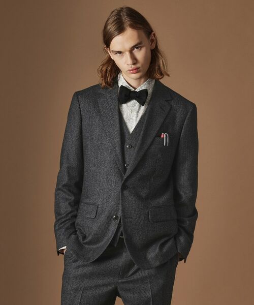 TAKEO KIKUCHI/タケオキクチ 【Sサイズ～】ピンチェックミルドジャケット ブラック(919) 03(L)