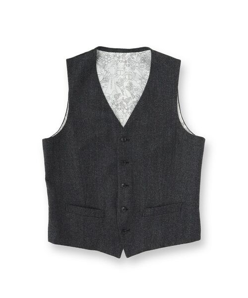 TAKEO KIKUCHI / タケオキクチ ベスト | 【Sサイズ～】ピンチェックミルドヴェスト | 詳細1