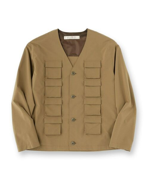 TAKEO KIKUCHI / タケオキクチ レザーブルゾン・ジャケット | エリナシカバーオール | 詳細1