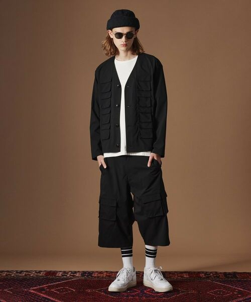 TAKEO KIKUCHI / タケオキクチ レザーブルゾン・ジャケット | エリナシカバーオール | 詳細11