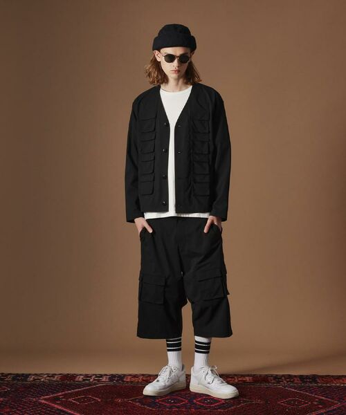 TAKEO KIKUCHI / タケオキクチ レザーブルゾン・ジャケット | エリナシカバーオール | 詳細17