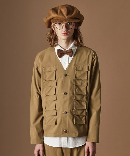 TAKEO KIKUCHI / タケオキクチ レザーブルゾン・ジャケット | エリナシカバーオール | 詳細2