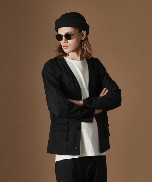 TAKEO KIKUCHI / タケオキクチ レザーブルゾン・ジャケット | エリナシカバーオール | 詳細20