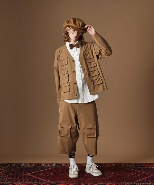 TAKEO KIKUCHI / タケオキクチ レザーブルゾン・ジャケット | エリナシカバーオール | 詳細28