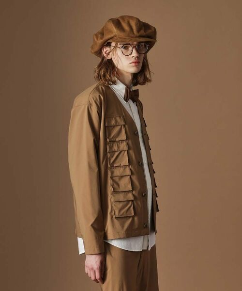 TAKEO KIKUCHI / タケオキクチ レザーブルゾン・ジャケット | エリナシカバーオール | 詳細30