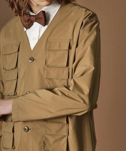 TAKEO KIKUCHI / タケオキクチ レザーブルゾン・ジャケット | エリナシカバーオール | 詳細6