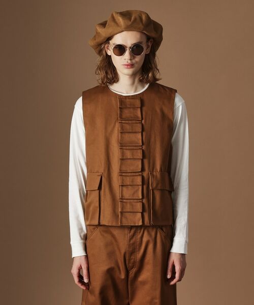 TAKEO KIKUCHI / タケオキクチ ベスト | 【Sサイズ～】多ポケットユーティリティべスト | 詳細1