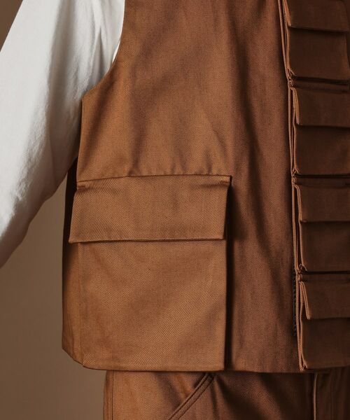 TAKEO KIKUCHI / タケオキクチ ベスト | 【Sサイズ～】多ポケットユーティリティべスト | 詳細7