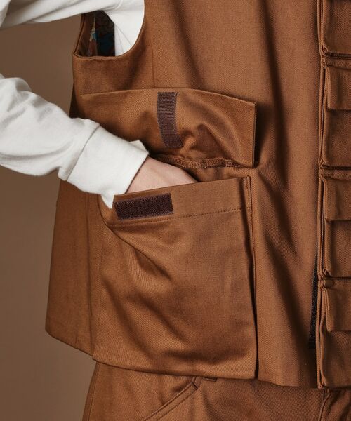 TAKEO KIKUCHI / タケオキクチ ベスト | 【Sサイズ～】多ポケットユーティリティべスト | 詳細9