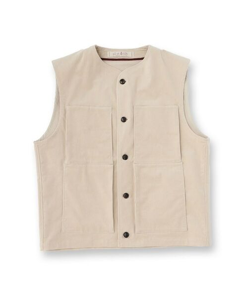 TAKEO KIKUCHI / タケオキクチ ベスト | 【Sサイズ~】コーデュロイ4パッチポケットヴェスト | 詳細1
