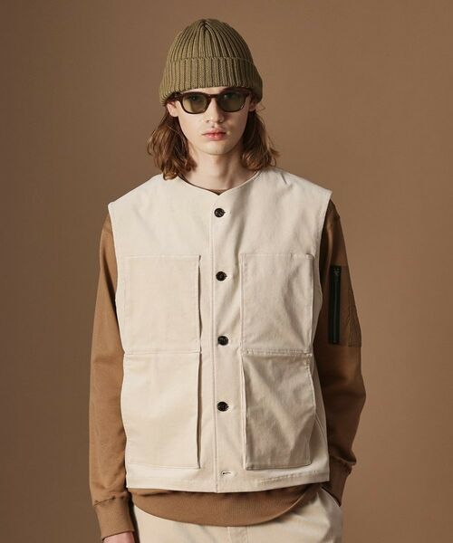 TAKEO KIKUCHI / タケオキクチ ベスト | 【Sサイズ~】コーデュロイ4パッチポケットヴェスト | 詳細10