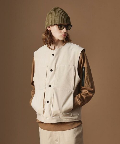 TAKEO KIKUCHI / タケオキクチ ベスト | 【Sサイズ~】コーデュロイ4パッチポケットヴェスト | 詳細28