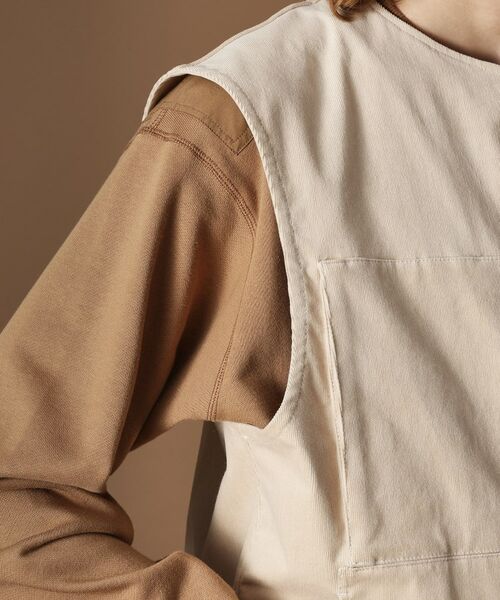 TAKEO KIKUCHI / タケオキクチ ベスト | 【Sサイズ~】コーデュロイ4パッチポケットヴェスト | 詳細6