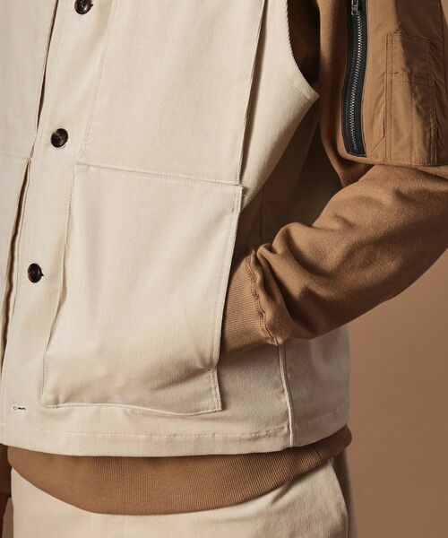 TAKEO KIKUCHI / タケオキクチ ベスト | 【Sサイズ~】コーデュロイ4パッチポケットヴェスト | 詳細7
