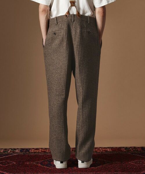 TAKEO KIKUCHI / タケオキクチ パンツ | 【Sサイズ～】ウール混ワッフルスラックス | 詳細4