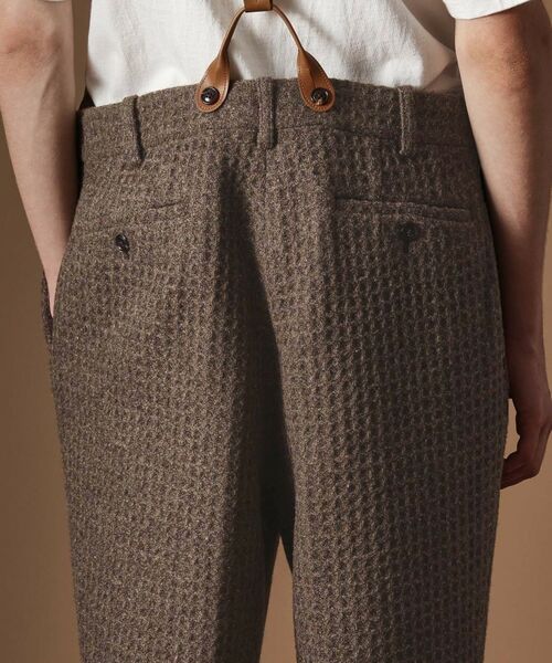 TAKEO KIKUCHI / タケオキクチ パンツ | 【Sサイズ～】ウール混ワッフルスラックス | 詳細6