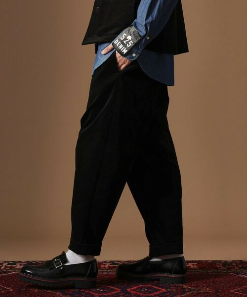 TAKEO KIKUCHI / タケオキクチ ショート・ハーフ・半端丈パンツ | 【Sサイズ~】コーデュロイペグトップパンツ | 詳細14