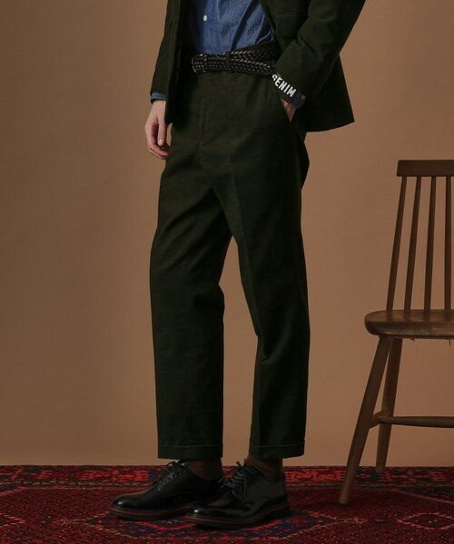 TAKEO KIKUCHI / タケオキクチ パンツ | 【Sサイズ~】ドビーキャラメルコールスラックス | 詳細11