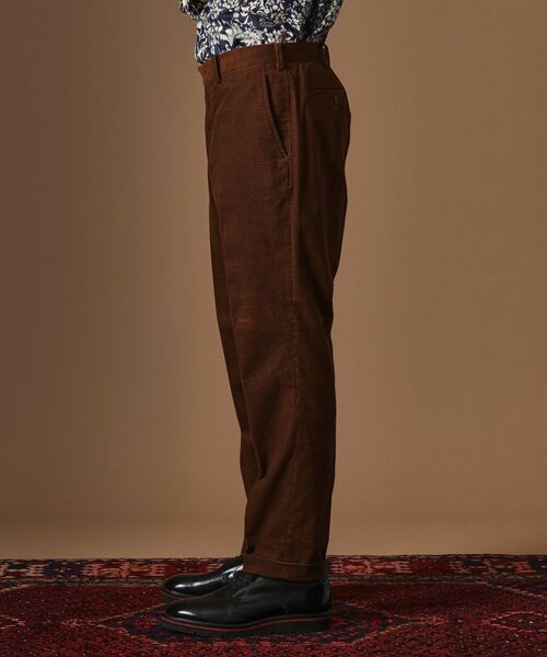 TAKEO KIKUCHI / タケオキクチ パンツ | 【Sサイズ~】ドビーキャラメルコールスラックス | 詳細2