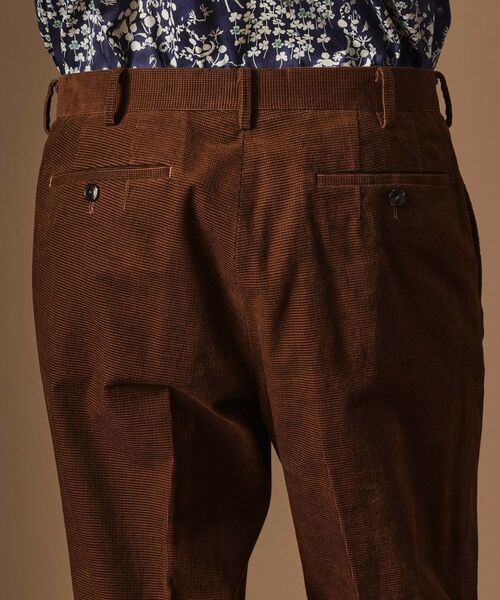 TAKEO KIKUCHI / タケオキクチ パンツ | 【Sサイズ~】ドビーキャラメルコールスラックス | 詳細5