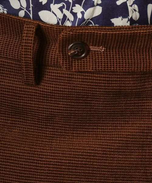 TAKEO KIKUCHI / タケオキクチ パンツ | 【Sサイズ~】ドビーキャラメルコールスラックス | 詳細7