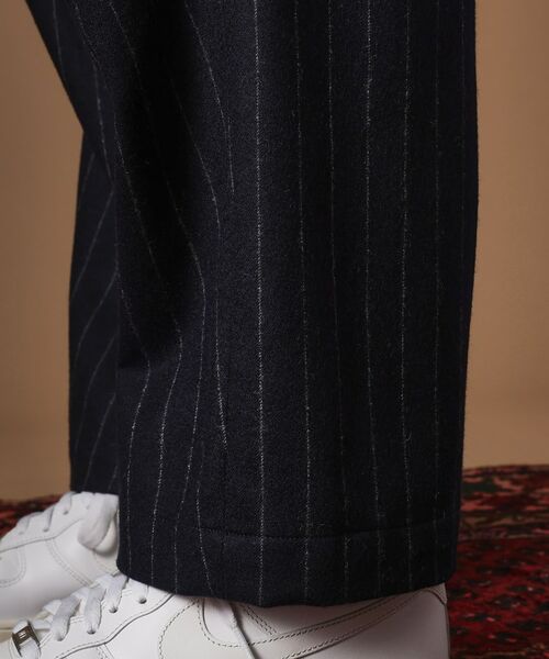 TAKEO KIKUCHI / タケオキクチ パンツ | フランネルストライプカーゴパンツ | 詳細7