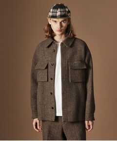 TAKEO KIKUCHI / タケオキクチ シャツ・ブラウス | ウールワッフルオーバーシャツ